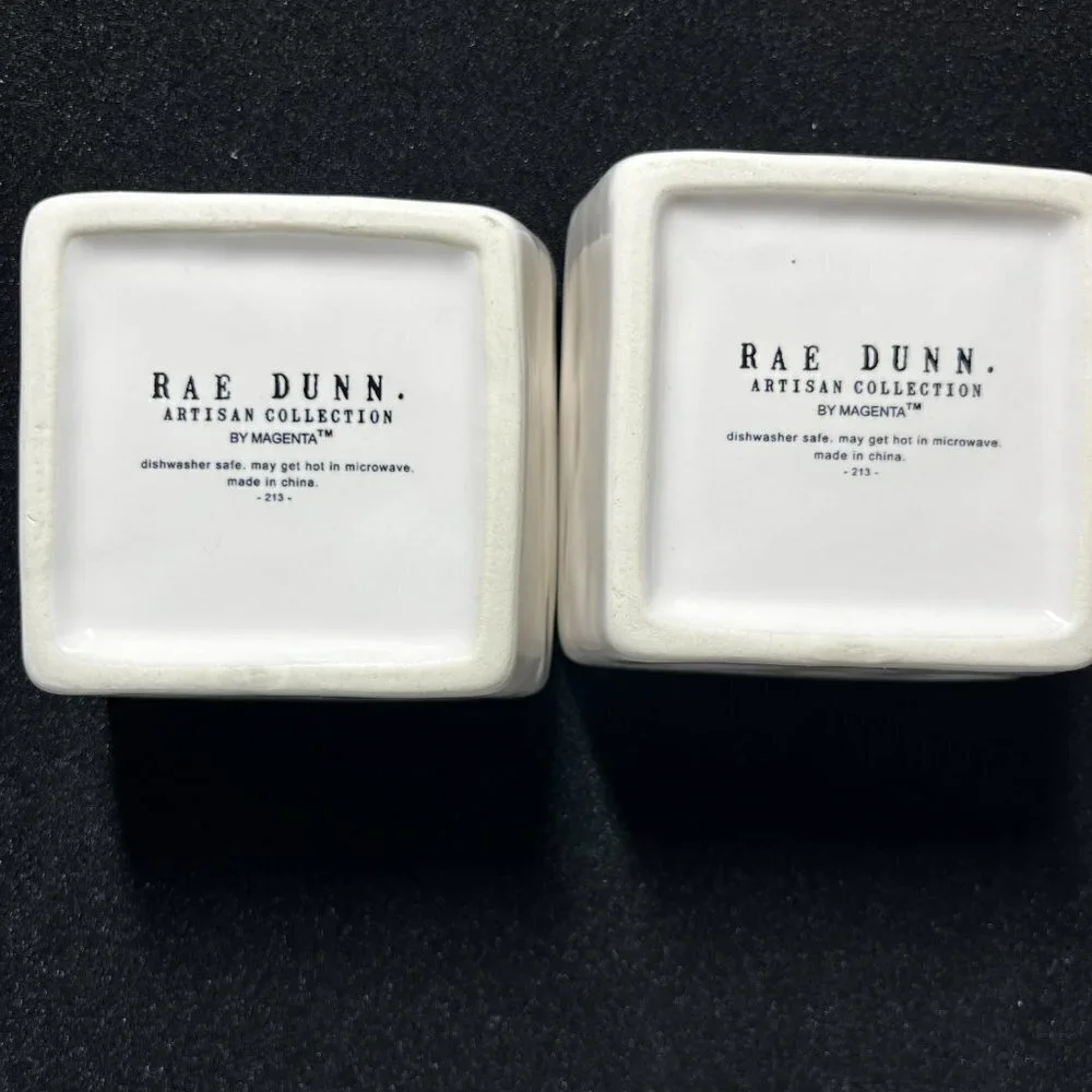 Rae Dunn Savor & Enjoy 3x3 Snack Set-FREE SHIPPING